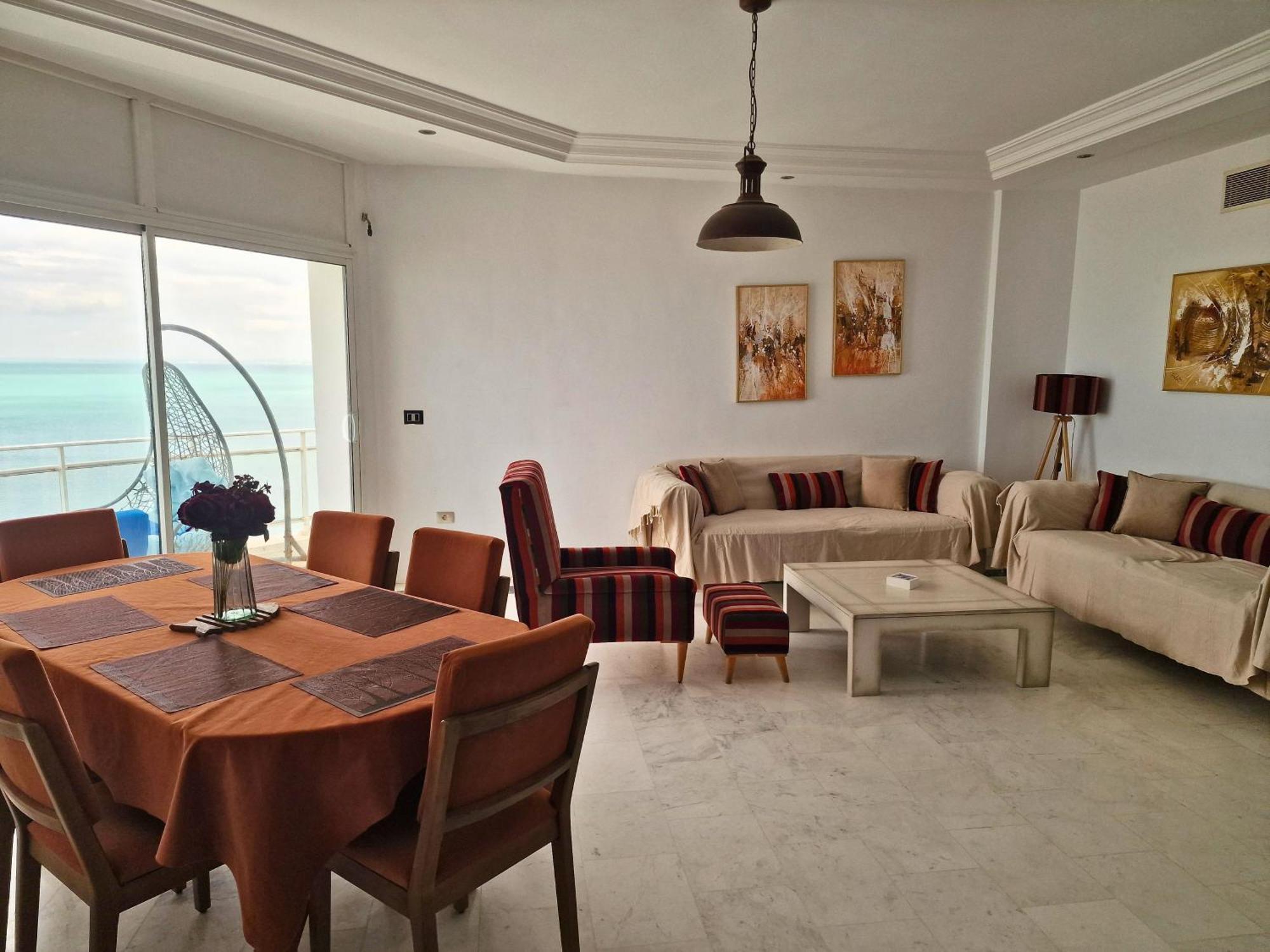 The Bleu Sea Apartment Tunis Luaran gambar